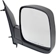 Driver and Passenger Side Mirror, Manual Adjust, Non-Heated, Manual Folding, Textured Black, No Signal Light, No Memory, No Puddle Light, No Auto-Dim, No Blind Spot Feature
