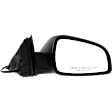 Driver and Passenger Side Mirrors, Power Adjust, Manual Folding, Non-Heated, Textured Black, No Signal Light, No Memory, No Puddle Light, No Auto-Dimming, No Blind Spot Feature