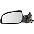 Driver and Passenger Side Mirrors, Power Adjust, Manual Folding, Non-Heated, Paintable, No Signal Light, No Memory, No Puddle Light, No Auto-Dimming, No Blind Spot Feature
