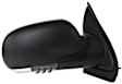Driver and Passenger Side Mirrors, Power Adjust, Power Folding, Heated, Textured Black, In-housing Signal Light, No Memory, No Puddle Light, No Auto-Dimming, No Blind Spot Feature