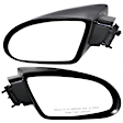 Driver and Passenger Side Mirror, Manual Adjust, Non-Heated, Non-Folding, Paintable, No Signal Light, No Memory, No Puddle Light, No Auto-Dim, No Blind Spot Feature