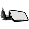 Driver and Passenger Side Mirror, Power Adjust, Non-Heated, Manual Folding, Textured Black, No Signal Light, No Memory, No Puddle Light, No Auto-Dim, No Blind Spot Feature