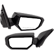 Driver and Passenger Side Mirror, Power Adjust, Non-Heated, Manual Folding, Paintable, No Signal Light, No Memory, No Puddle Light, No Auto-Dim, No Blind Spot Feature
