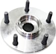 Front, Driver and Passenger Side Wheel Hub, 5 Lugs, With Bearing, 4WD