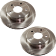 Front Brake Disc, Natural Finish, Plain Surface, Vented, 5 Lugs, 311.91 mm