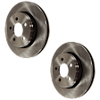 Front Brake Disc, Natural Finish, Plain Surface, Vented, 5 Lugs, 302.01 mm