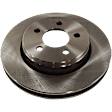 Front Brake Disc, Natural Finish, Plain Surface, Vented, 5 Lugs, 302.01 mm