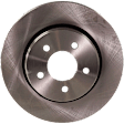 Front Brake Disc, Natural Finish, Plain Surface, Vented, 5 Lugs, 302.01 mm