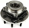 Front, Driver and Passenger Side Wheel Hub, 8 Lugs, With Bearing, With Sensor, 4WD