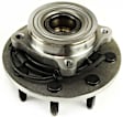 Front, Driver and Passenger Side Wheel Hub, 8 Lugs, With Bearing, With Sensor, 4WD