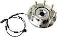 2-Wheel Set Front, Driver and Passenger Side Wheel Hubs, with Bearing, with Sensor, 4WD, 8 Stud Wheel