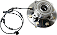 2-Wheel Set Front, Driver and Passenger Side Wheel Hubs, with Bearing, with Sensor, 4WD, 8 Stud Wheel