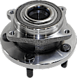 Front, Driver and Passenger Side Wheel Hub, 5 Lugs, With Bearing