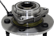 Front, Driver and Passenger Side Wheel Hub, 5 Lugs, With Bearing, With Sensor