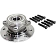 Front, Driver and Passenger Side Wheel Hub, 8 Lugs, With Bearing