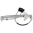 Front, Driver and Passenger Side Power Window Regulator, Without Motor