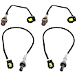 2008 Dodge Grand Caravan - Before and After Catalytic Converter Oxygen Sensor, Enginevinname: H, FI, Naturally Aspirated, FLEX, Set of 4, 4-wire, 6 Cyl 3.3L