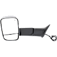 Driver and Passenger Side Towing Mirror, Power Adjust, Heated, Power Folding, Chrome, In-housing Signal Light, With Memory, With Puddle Light, No Auto-Dim, With Blind Spot Glass