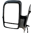 Driver and Passenger Side Mirror, Power Adjust, Heated, Manual Folding, Textured Black, In-housing Signal Light, No Memory, No Puddle Light, No Auto-Dim, With Blind Spot Glass