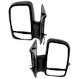 2008 Dodge Sprinter 2500 - Driver and Passenger Side Mirror, Manual Adjust, Non-Heated, Textured Black, Manual Folding, In-housing Signal Light, With Blind Spot Glass, No Memory, No Puddle Light, No Auto-Dimming