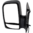 2008 Dodge Sprinter 2500 - Driver and Passenger Side Mirror, Manual Adjust, Non-Heated, Textured Black, Manual Folding, In-housing Signal Light, With Blind Spot Glass, No Memory, No Puddle Light, No Auto-Dimming