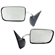 Driver and Passenger Side Mirror, Manual Adjust, Non-Heated, Manual Folding, Chrome, No Signal Light, No Memory, No Puddle Light, No Auto-Dim, No Blind Spot Feature