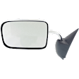 Driver and Passenger Side Mirror, Manual Adjust, Non-Heated, Manual Folding, Chrome, No Signal Light, No Memory, No Puddle Light, No Auto-Dim, No Blind Spot Feature