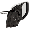 2012 Dodge Grand Caravan - Driver and Passenger Side Mirror, Power Adjust, Heated, Chrome, Manual Folding, In-housing Signal Light, With Blind Spot Detection in Glass, Driver Side - With Memory; Passenger Side - No Memory, No Puddle Light, No Auto-Dimming