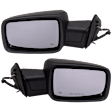 Driver and Passenger Side Mirror, Power Adjust, Heated, Power Folding, Paintable, In-housing Signal Light, No Memory, With Puddle Light, No Auto-Dim, No Blind Spot Feature
