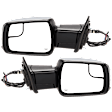Driver and Passenger Side Mirror, Power Adjust, Heated, Power Folding, Chrome, In-housing Signal Light, With Memory, With Puddle Light, No Auto-Dim, With Blind Spot Glass