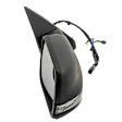 Driver and Passenger Side Mirror, Power Adjust, Heated, Power Folding, Textured Black, In-housing Signal Light, With Memory, With Puddle Light, No Auto-Dim, With Blind Spot Detection in Glass