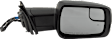 Driver and Passenger Side Mirror, Power Adjust, Heated, Power Folding, Paintable, In-housing Signal Light, With Memory, With Puddle Light, No Auto-Dim, With Blind Spot Detection in Glass