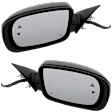 Driver and Passenger Side Mirror, Power Adjust, Heated, Manual Folding, Paintable, No Signal Light, No Memory, With Puddle Light, No Auto-Dim, With Blind Spot Detection in Glass