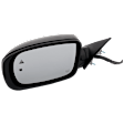 Driver and Passenger Side Mirror, Power Adjust, Heated, Manual Folding, Paintable, No Signal Light, No Memory, With Puddle Light, No Auto-Dim, With Blind Spot Detection in Glass