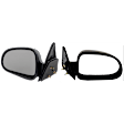 Driver and Passenger Side Mirrors, Manual Adjust, Non-Folding, Non-Heated, Textured Black, No Signal Light, No Memory, No Puddle Light, No Auto-Dimming, No Blind Spot Feature