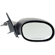 Driver and Passenger Side Mirrors, Manual Adjust, Non-Folding, Non-Heated, Paintable, No Signal Light, No Memory, No Puddle Light, No Auto-Dimming, No Blind Spot Feature