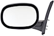 Driver and Passenger Side Non-Towing Mirrors, Manual Adjust, Manual Folding, Non-Heated, Textured Black, No Signal Light, No Memory, No Puddle Light, No Auto-Dimming