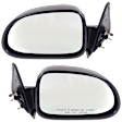 Driver and Passenger Side Mirrors, Power Adjust, Non-Folding, Non-Heated, Textured Black, No Signal Light, No Memory, No Puddle Light, No Auto-Dimming, No Blind Spot Feature