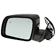 Driver and Passenger Side Mirrors, Power Adjust, Heated, Paintable, Manual Folding, With BSD, Signal Light and Memory, No Puddle Light and Auto-Dimming