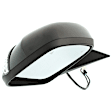 Driver and Passenger Side Mirrors, Power Adjust, Heated, Paintable, Manual Folding, With BSD, Signal Light and Memory, No Puddle Light and Auto-Dimming