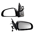 Driver and Passenger Side Mirrors, Power Adjust, Non-Folding, Non-Heated, Textured Black, No Signal Light, No Memory, No Puddle Light, No Auto-Dimming, No Blind Spot Feature