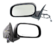 Driver and Passenger Side Mirrors, Power Adjust, Manual Folding, Heated, Textured Black, No Signal Light, No Memory, No Puddle Light, No Auto-Dimming, No Blind Spot Feature