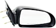 Driver and Passenger Side Mirrors, Manual Adjust, Non-Folding, Non-Heated, Textured Black, No Signal Light, No Memory, No Puddle Light, No Auto-Dimming, No Blind Spot Feature