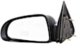 Driver and Passenger Side Mirrors, Manual Adjust, Non-Folding, Non-Heated, Textured Black, No Signal Light, No Memory, No Puddle Light, No Auto-Dimming, No Blind Spot Feature