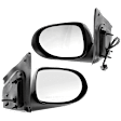 Driver and Passenger Side Mirrors, Power Adjust, Non-Folding, Non-Heated, Textured Black, No Signal Light, No Memory, No Puddle Light, No Auto-Dimming, No Blind Spot Feature