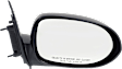 Driver and Passenger Side Mirrors, Manual Adjust, Non-Folding, Non-Heated, Textured Black, No Signal Light, No Memory, No Puddle Light, No Auto-Dimming, No Blind Spot Feature