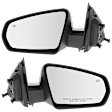 Driver and Passenger Side Mirrors, Power Adjust, Non-Folding, Heated, Paintable, No Signal Light, No Memory, No Puddle Light, No Auto-Dimming, No Blind Spot Feature