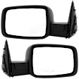 Driver and Passenger Side Mirror, Manual Adjust, Non-Heated, Manual Folding, Textured Black, No Signal Light, No Memory, No Puddle Light, No Auto-Dim, No Blind Spot Feature