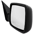 Driver and Passenger Side Mirror, Manual Adjust, Non-Heated, Manual Folding, Textured Black, No Signal Light, No Memory, No Puddle Light, No Auto-Dim, No Blind Spot Feature