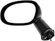 Driver and Passenger Side Mirrors, Power Adjust, Manual Folding, Non-Heated, Paintable, No Signal Light, No Memory, No Puddle Light, No Auto-Dimming, No Blind Spot Feature